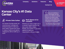 Tablet Screenshot of caverntechnologies.com